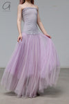 marc le bihan strapless dress 21930 ORCHIDEE